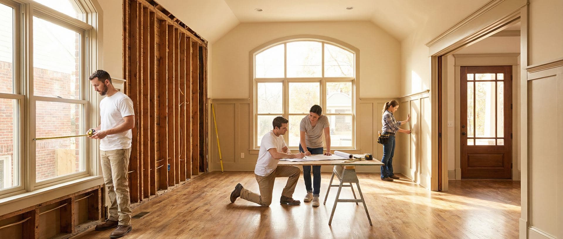 Ascension General Contractors team at work in a Nashville home